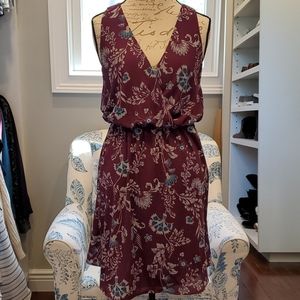 NWT French Grey tasha dress dark purple size L